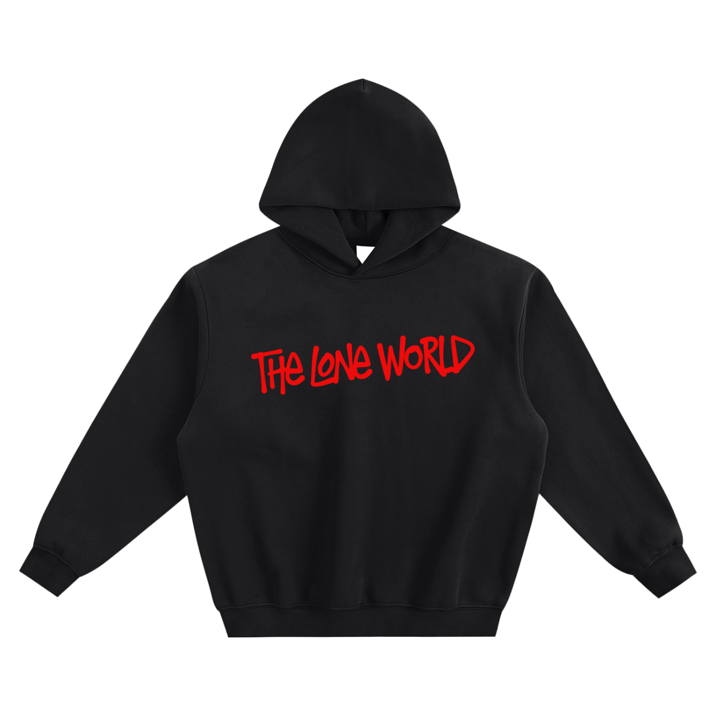 TLW Black Boxy Hoodie
