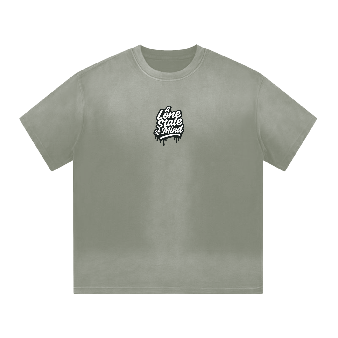 A Lone State of Mind Gradient Washed Tee
