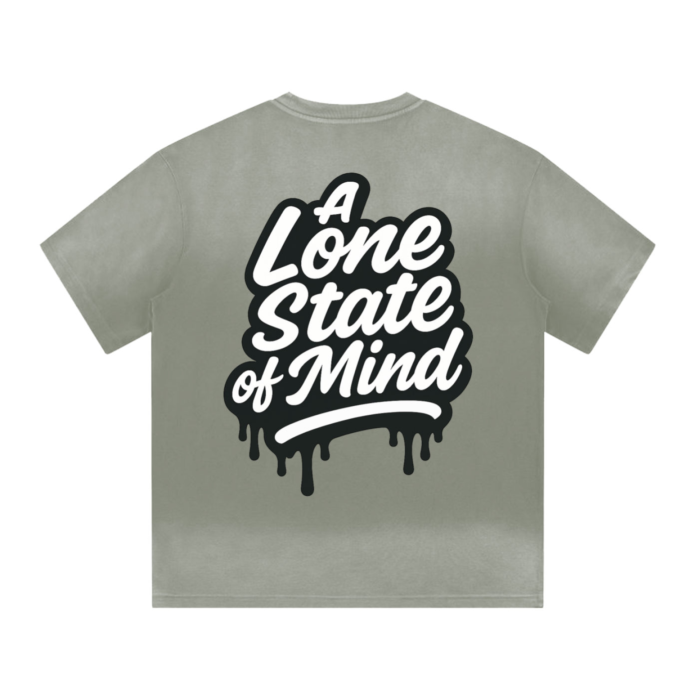 A Lone State of Mind Gradient Washed Tee