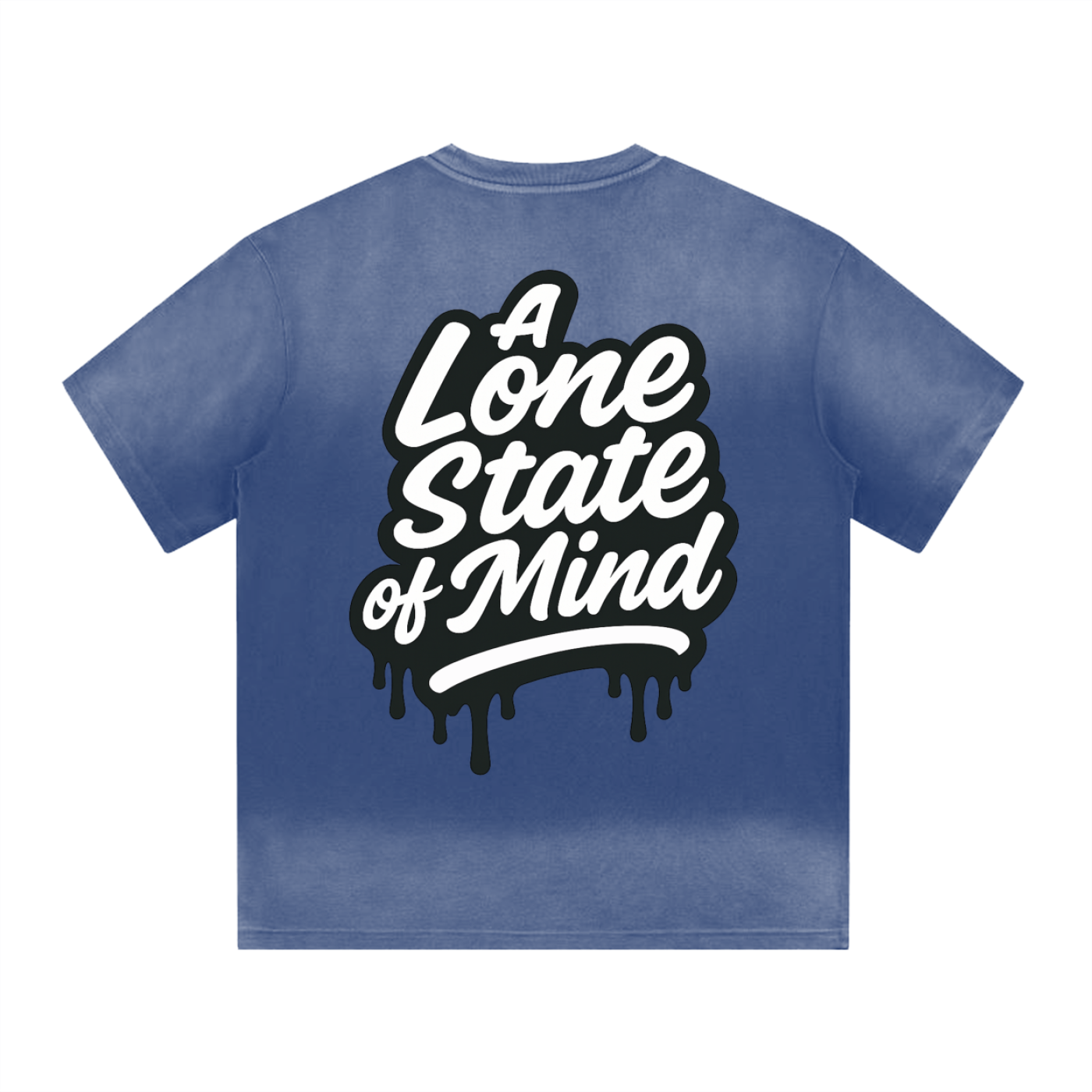 A Lone State of Mind Gradient Washed Tee