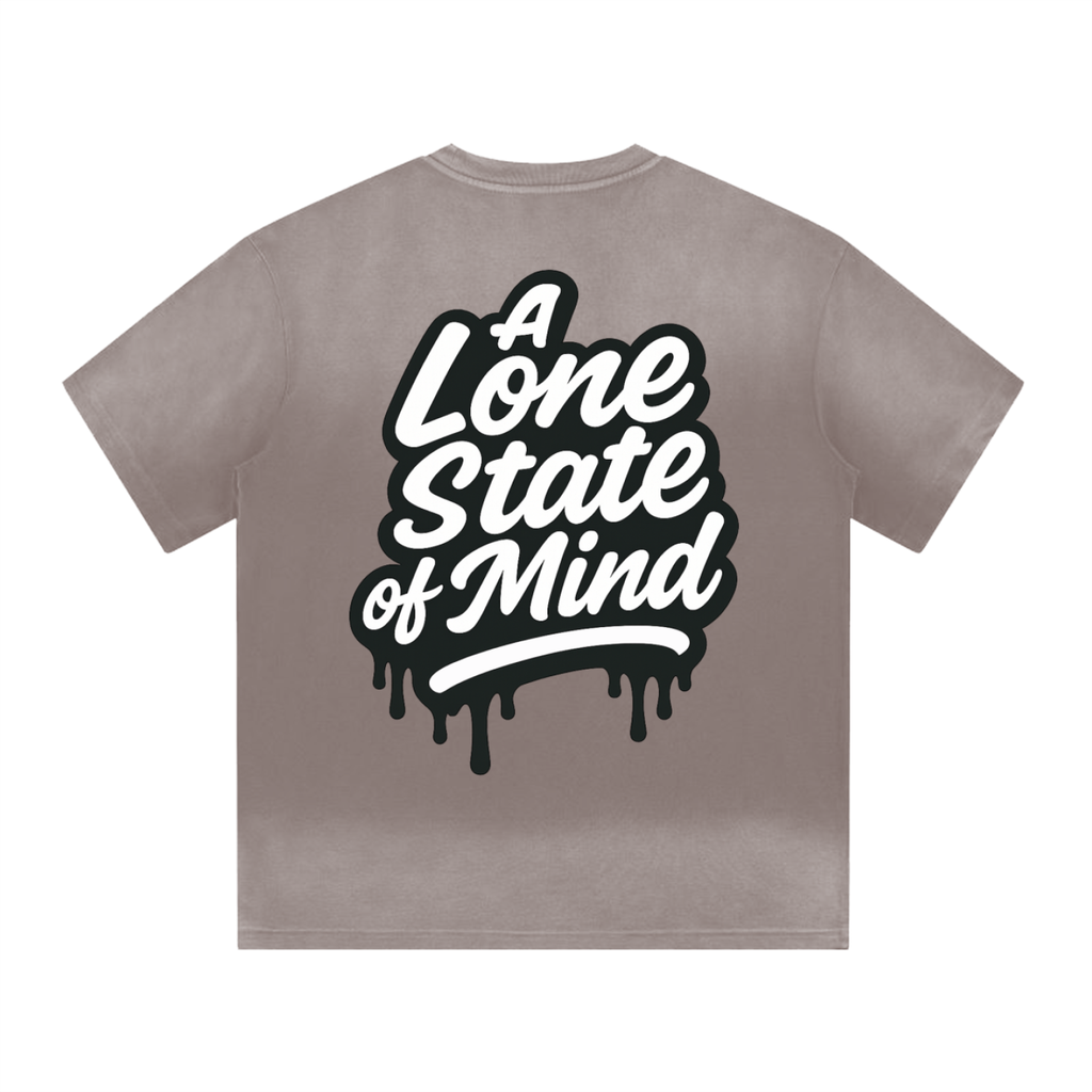 A Lone State of Mind Gradient Washed Tee