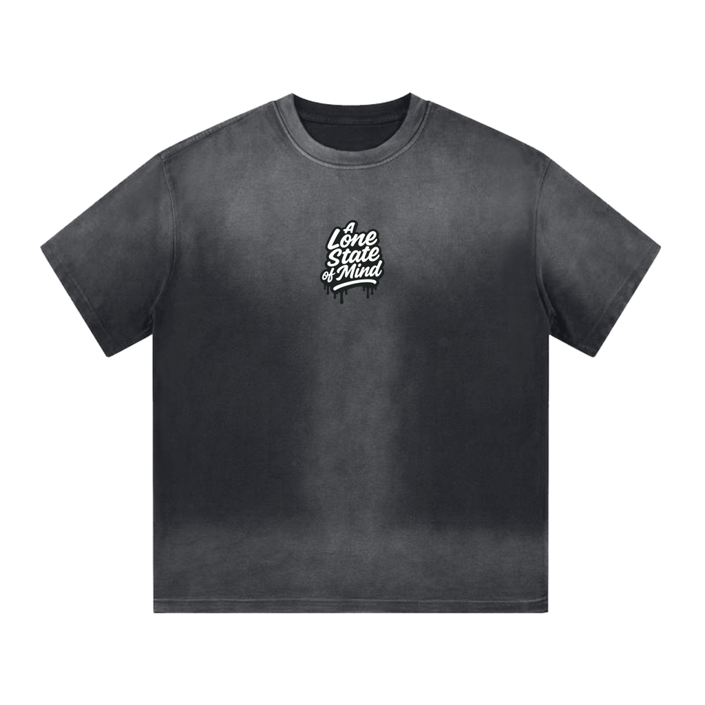 A Lone State of Mind Gradient Washed Tee
