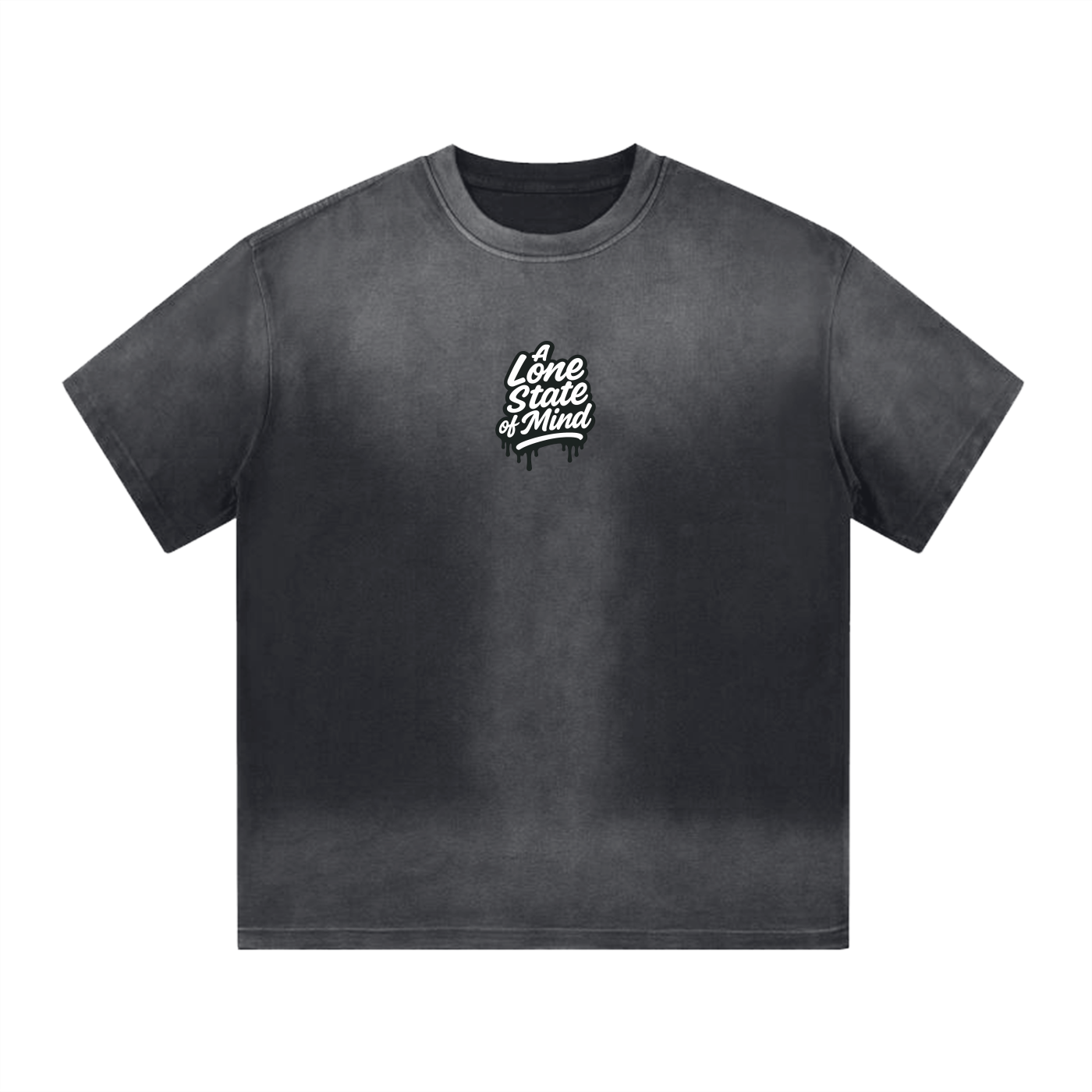 A Lone State of Mind Gradient Washed Tee