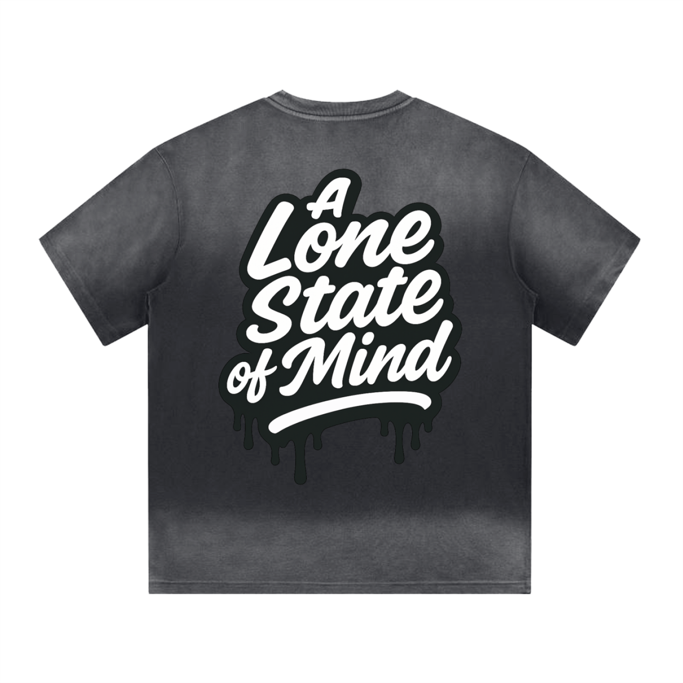 A Lone State of Mind Gradient Washed Tee