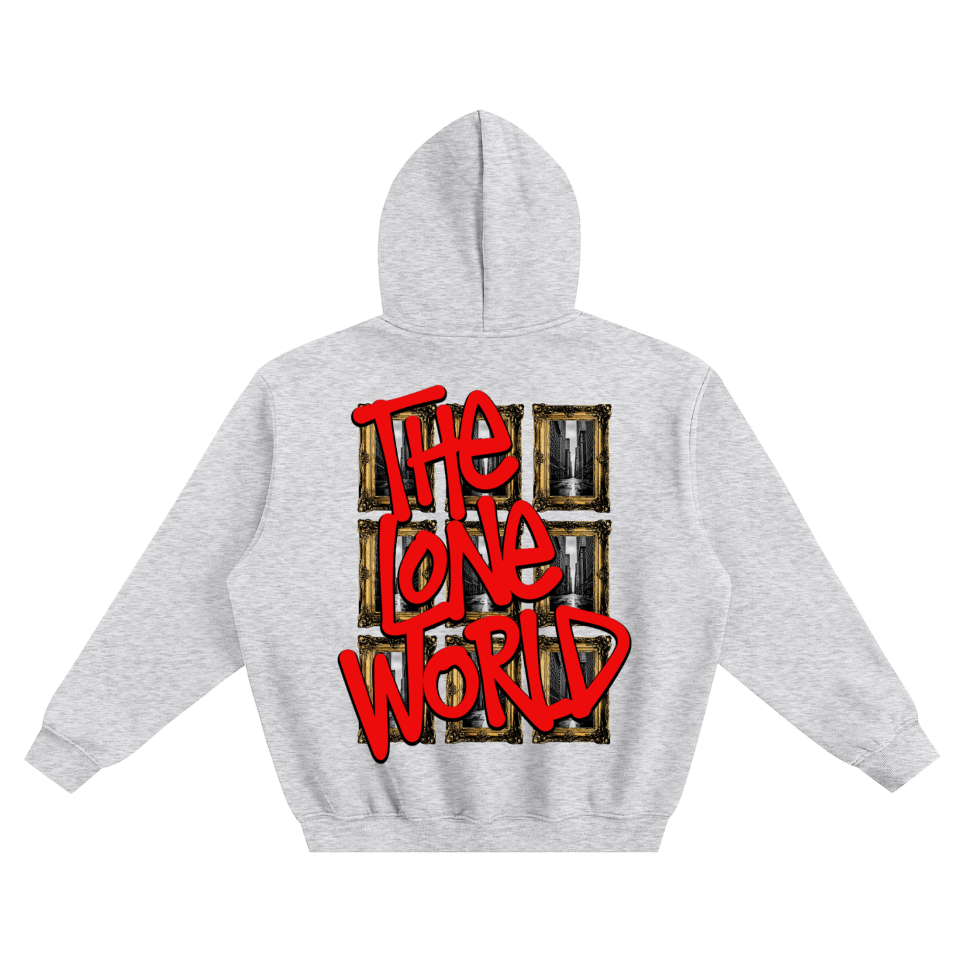 TLW Light Gray Boxy Hoodie