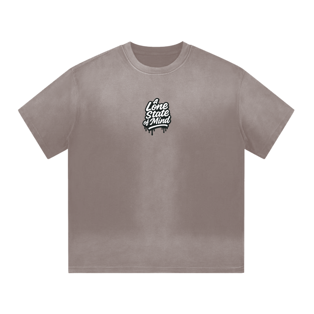 A Lone State of Mind Gradient Washed Tee
